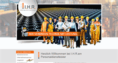 Desktop Screenshot of ihr-weltweit.de