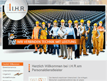 Tablet Screenshot of ihr-weltweit.de